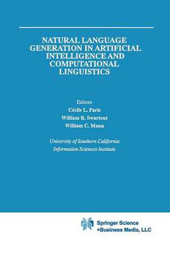 Natural Language Generation in Artificial Intelligence and Computational Linguistics