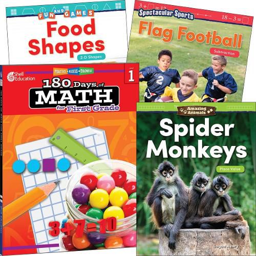 Cover image for Learn-at-Home: Explore Math Bundle Grade 1: 4-Book Set