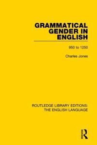 Cover image for Grammatical Gender in English: 950 to 1250