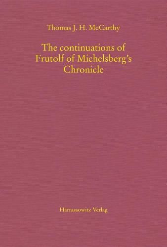 Cover image for The Continuations of Frutolf of Michelsberg's Chronicle