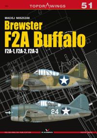 Cover image for Brewster F2a Buffalo.  F2a-1, F2a-2, F2a-3