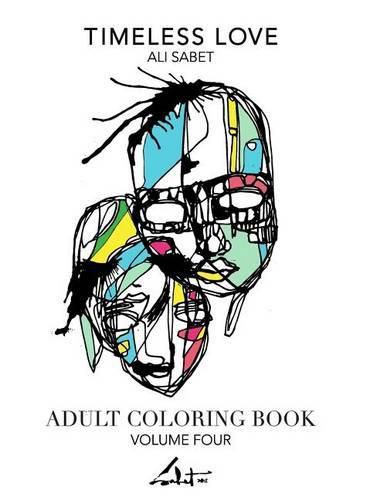 Cover image for Adult Coloring Book by Ali Sabet, Timeless Love