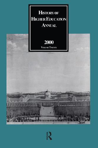 Cover image for History of Higher Education Annual: 2000