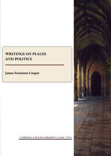 Cover image for Writings on Places and Politics