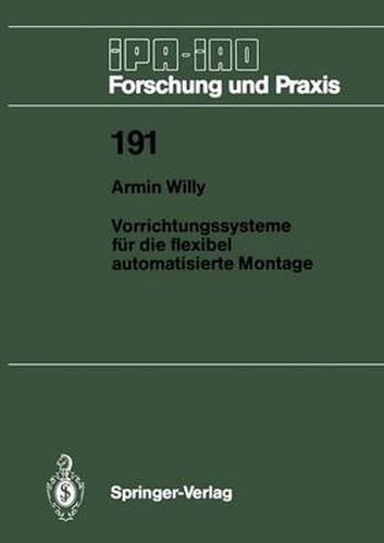 Cover image for Vorrichtungssysteme fur die flexibel automatisierte Montage