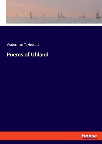 Cover image for Poems of Uhland