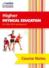 Cover image for Higher Physical Education (second edition): Comprehensive Textbook to Learn Cfe Topics