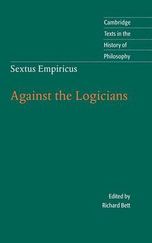 Sextus Empiricus: Against the Logicians