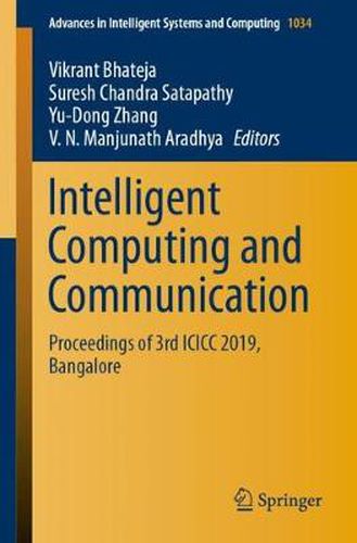 Cover image for Intelligent Computing and Communication: Proceedings of 3rd ICICC 2019, Bangalore