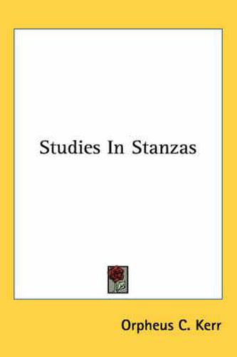 Cover image for Studies in Stanzas