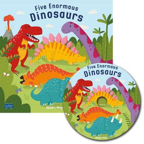 Cover image for Five Enormous Dinosaurs