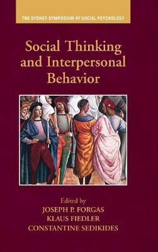 Cover image for Social Thinking and Interpersonal Behavior