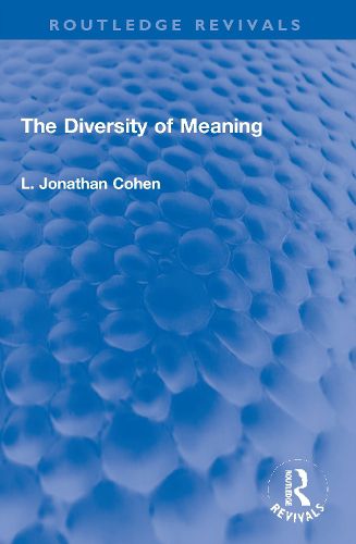 Cover image for The Diversity of Meaning