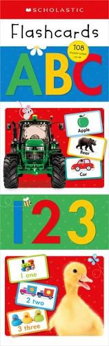 Cover image for ABC & 123 Flashcard Double Pack: Scholastic Early Learners (Flashcards)