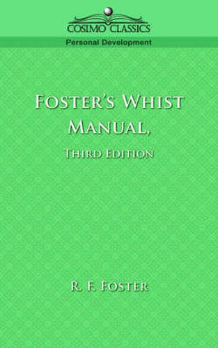 Cover image for Foster's Whist Manual, Third Edition