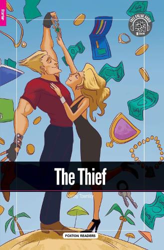 Cover image for The Thief - Foxton Reader Starter Level (300 Headwords A1) with free online AUDIO