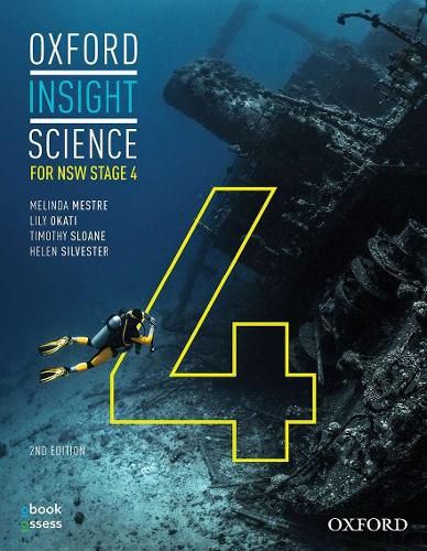 Cover image for Oxford Insight Science for NSW Stage 4 Student book & obook assess