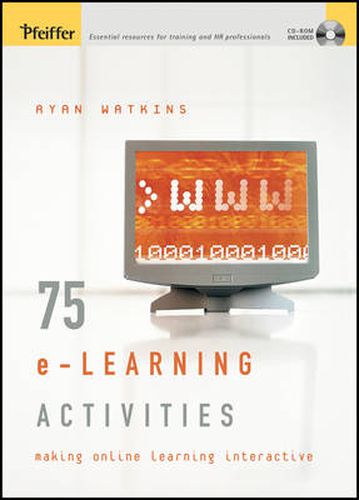 Cover image for 75 e-Learning Activities: Making Online Learning Interactive