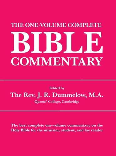 Cover image for The One-Volume Complete Bible Commentary