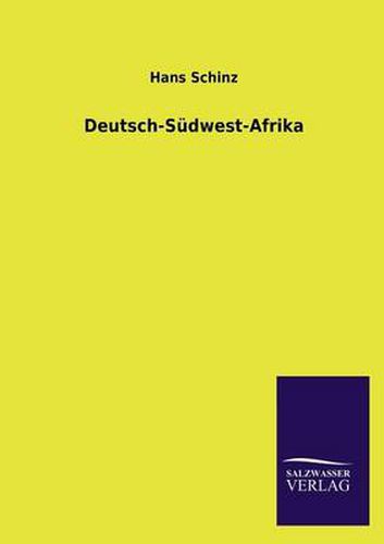 Cover image for Deutsch-Sudwest-Afrika