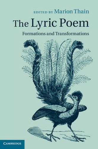 Cover image for The Lyric Poem: Formations and Transformations