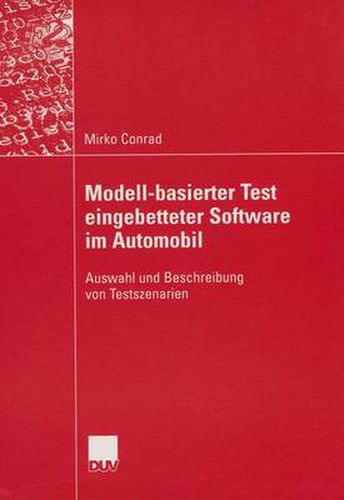 Cover image for Modell-basierter Test Eingebetteter Software im Automobil