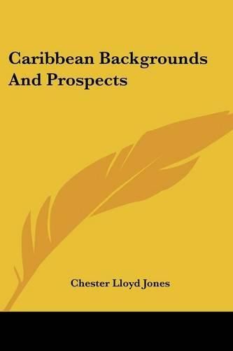 Cover image for Caribbean Backgrounds and Prospects