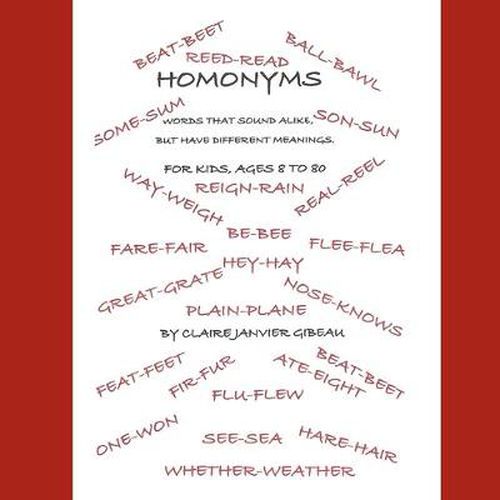 Cover image for Homonyms