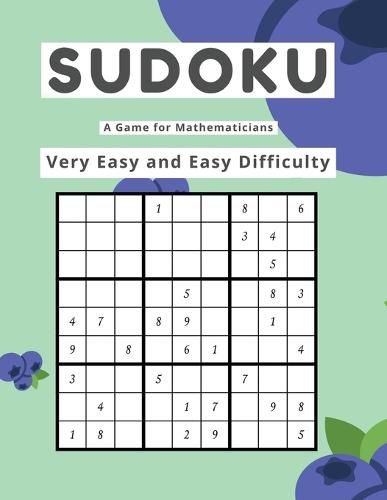 Cover image for Sudoku A Game for Mathematicians Very Easy and Easy Difficulty