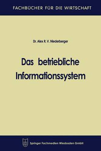 Cover image for Das Betriebliche Informationssystem