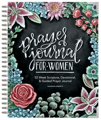 Cover image for Prayer Journal for Women: 52 Week Scripture, Devotional, & Guided Prayer Journal