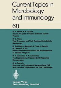 Cover image for Current Topics in Microbiology and Immunology / Ergebnisse der Mikrobiologie und Immunitatsforschung: Volume 68