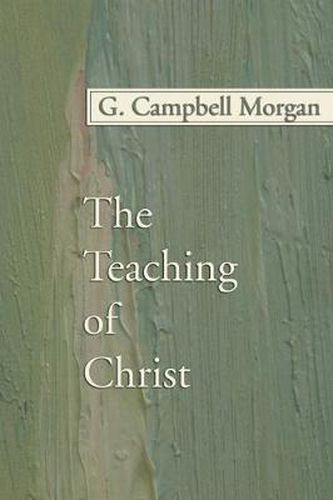 Cover image for The Teaching of Christ