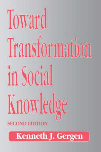 Cover image for Toward Transformation in Social Knowledge