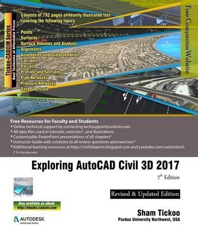 Cover image for Exploring AutoCAD Civil 3D 2017