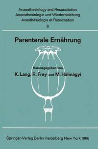 Cover image for Parenterale Ernahrung