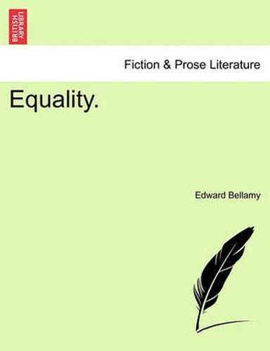 Cover image for Equality.