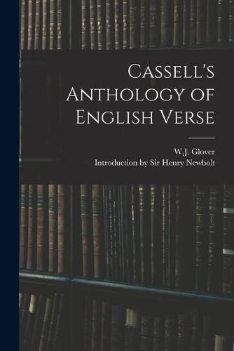 Cover image for Cassell's Anthology of English Verse