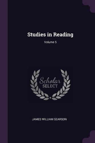 Cover image for Studies in Reading; Volume 5