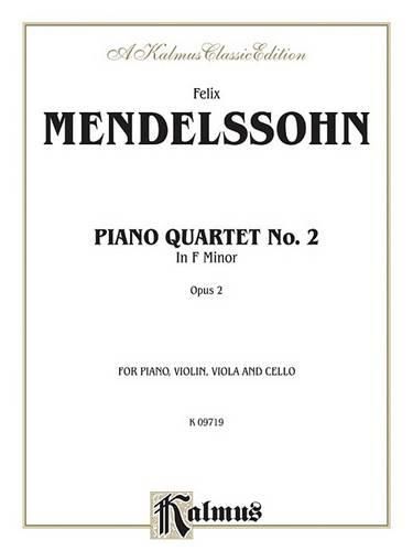 Cover image for Piano Quartets, Op. 2