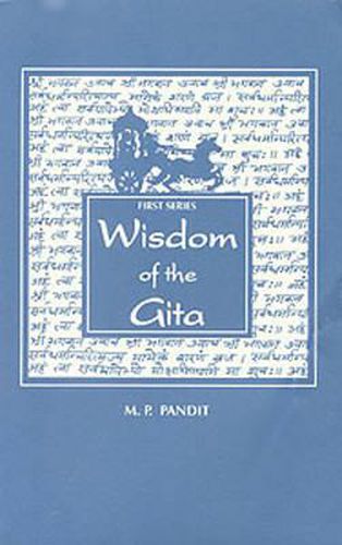 Cover image for Wisdom of the Gita, 1st Series