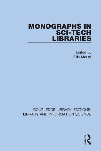 Cover image for Monographs in Sci-Tech Libraries