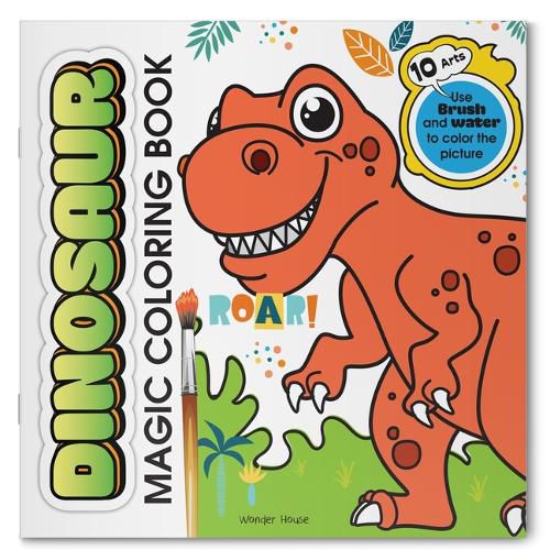 Cover image for Dinosaur Magic Coloring Book