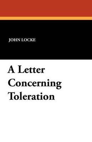 Cover image for A Letter Concerning Toleration