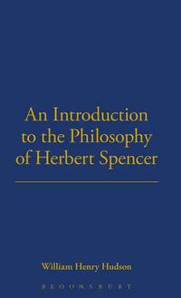 Cover image for Introduction To Philosophy Of H Spencer