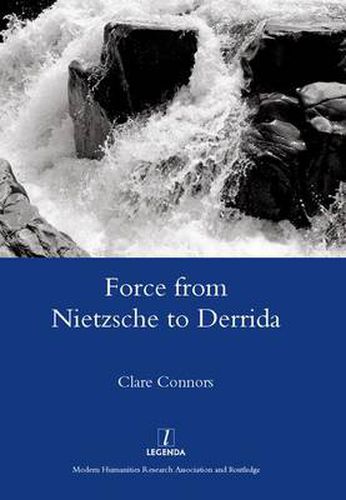 Cover image for Force from Nietzsche to Derrida