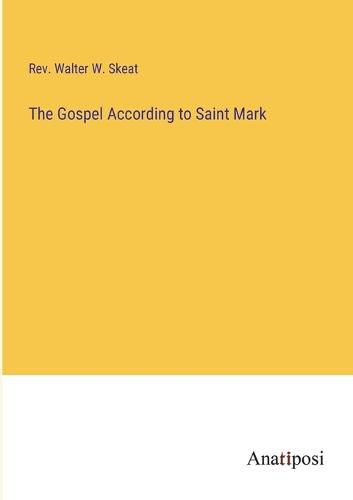 Cover image for The Gospel According to Saint Mark