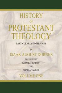 Cover image for History of Protestant Theology