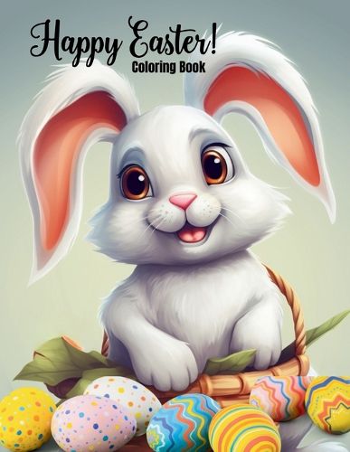 Cover image for Happy Easter Coloring Book for Kids