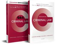 Cover image for Criminal Law Revision Concentrate Pack: Law Revision and Study Guide